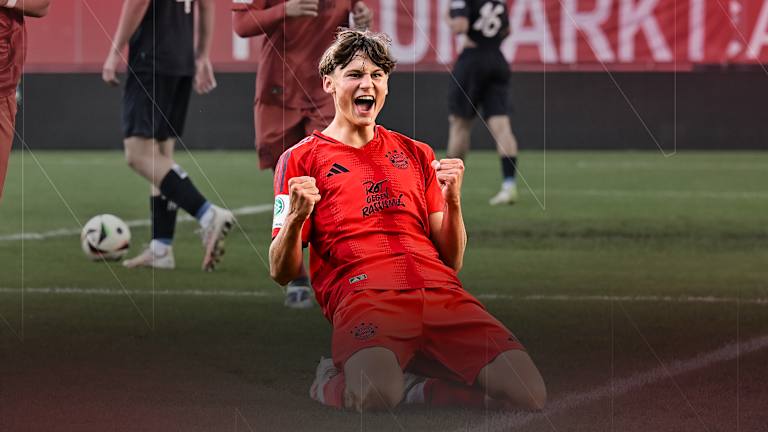 Magnus Dalpiaz hat seinen Vertrag beim FC Bayern verlängert.