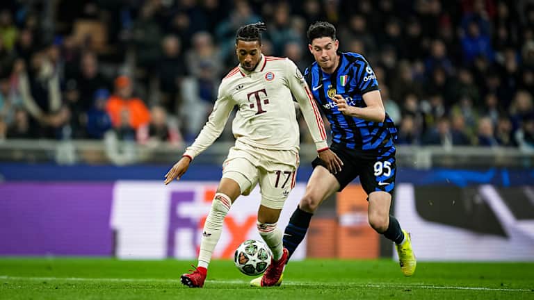 Spielszene aus Inter Mailand - FC Bayern