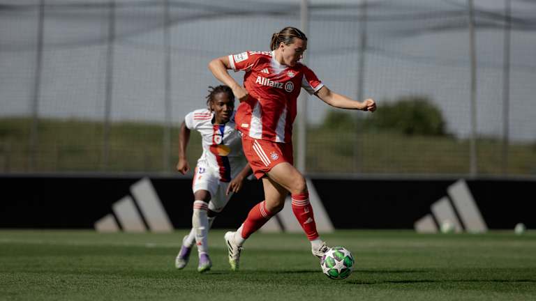vanessa Gilles während des Testspiels gegen OL Lyonnes.
