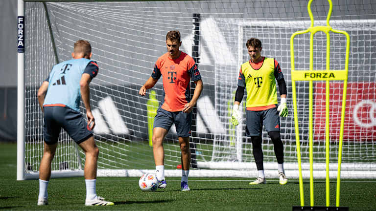 Spieler des FC Bayern im Training