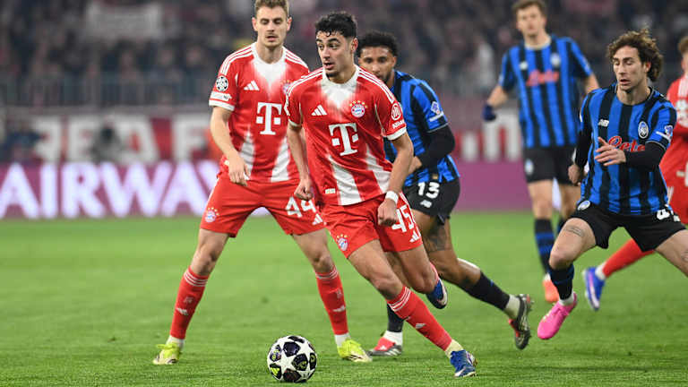 Aleksandar Pavlović im Champions League-Heimspiel des FC Bayern gegen Atalanta Bergamo