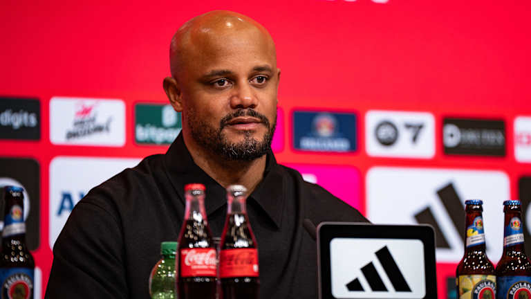 Vincent Kompany Bayern Union Berlin press conference
