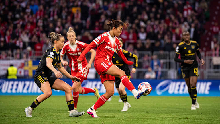 Momoka Tanikawa im Zweikampf.