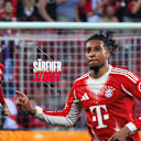 Arjen Robben und Michael Olise gemeinsam beim Jubeln