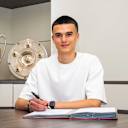 Matteo Maric und Florian Zahn bei der Vertragsunterschrift an der Säbener Straße.