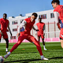 Luis Diaz Jamal Musiala Bayern training