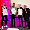 Herbert Hainer bei der Ehrung zum Jubiläum des Fanclubs Nabburg