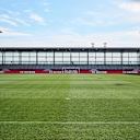 Die Spielstätte am FC Bayern Campus.