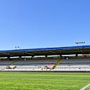 Das leere Grünwalder Stadion.