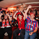 FC Bayern-Fans bei der Boat Watchparty