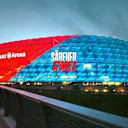 Als die Arena noch rot und blau war: Das schönste Stadion der Welt 2005 als "WG" von Bayern und 1860.