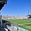 Das leere Grünwalder Stadion.