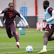 FC Bayern training ahead of the game at VfL Bochum