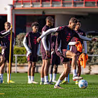 Das Training des FC Bayern München vor dem Heimspiel gegen Union Berlin