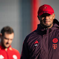 Training des FC Bayern München vor dem Gastspiel bei Borussia Dortmund