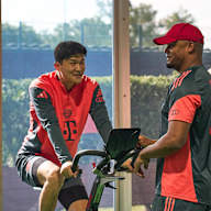FC Bayern training on Wednesday