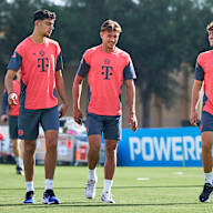FC Bayern training on Saturday