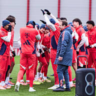 Spalier für Jamal Musiala im Training des FC Bayern