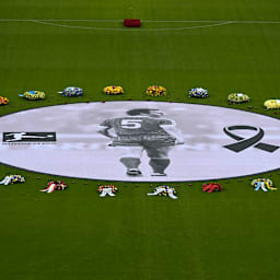 Las imágenes del acto conmemorativo en memoria de Franz Beckenbauer en el Allianz Arena