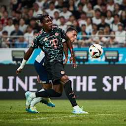 Spielszene aus dem Testspiel FC Bayern vs. Tottenham Hotspur