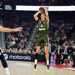 Der FC Bayern Basketball beim Heimspiel gegen Olimpia Mailand