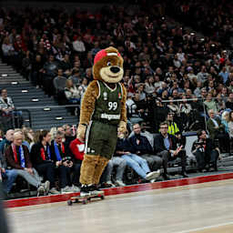 Der FC Bayern Basketball beim Heimspiel gegen Asvel Villeurbanne