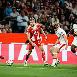 Szene während des Bundesligaauftakts zwischen dem FC Bayern und RB Leipzig