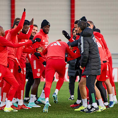 FC Bayern entrenamiento