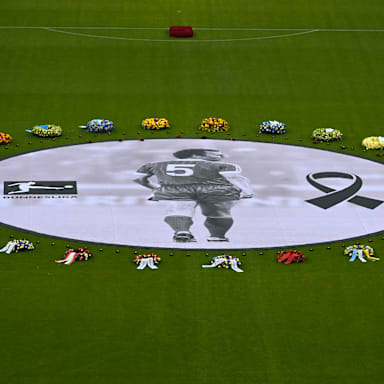Las imágenes del acto conmemorativo en memoria de Franz Beckenbauer en el Allianz Arena