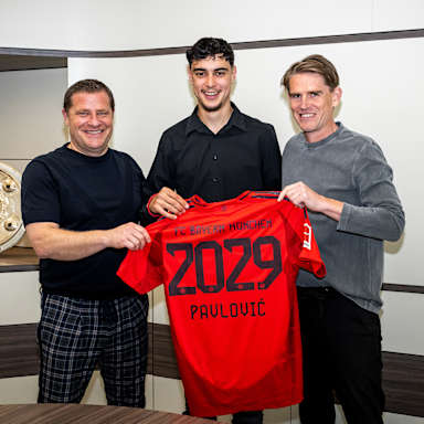 Aleksandar Pavlovic beim FC Bayern