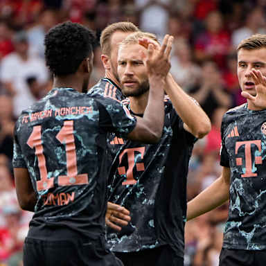 Spielszene aus dem Freundschaftsspiel FC Bayern - WSG Tirol