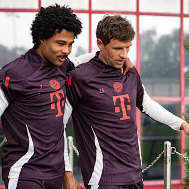 Das Training des FC Bayern München vor dem Auswärtsspiel bei Holstein Kiel