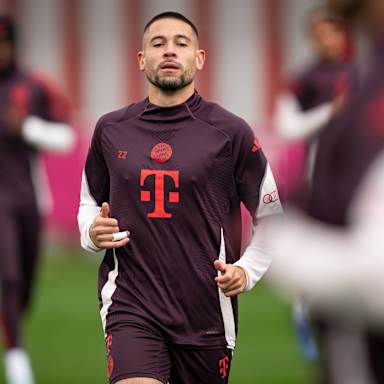 Das Training des FC Bayern München vor dem Auswärtsspiel bei Eintracht Frankfurt