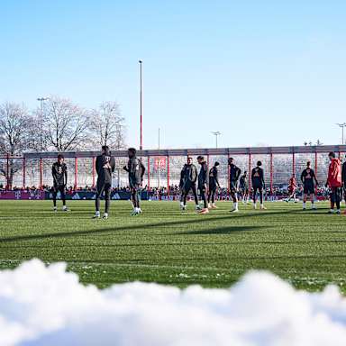 Imágenes del entrenamiento público del FC Bayern
