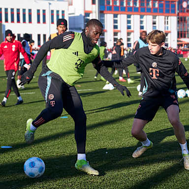 Imágenes del entrenamiento público del FC Bayern