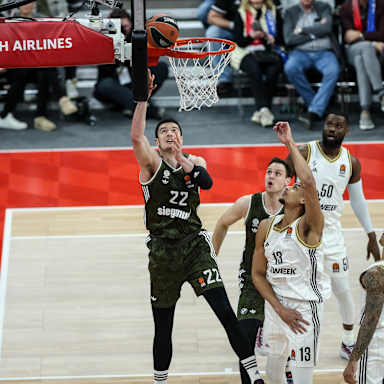 Der FC Bayern Basketball beim Heimspiel gegen Asvel Villeurbanne