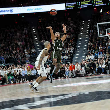 Der FC Bayern Basketball beim Heimspiel gegen Asvel Villeurbanne