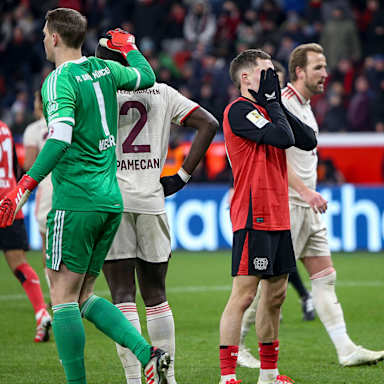 Florian Wirtz verzweifelt im Bundesliga-Spiel des FC Bayern in Leverkusen.