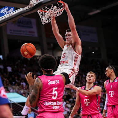 Bilder vom BBL-Auswärtsspiel gegen die Telekom Baskets
