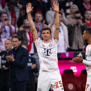 Thomas Müller vom FC Bayern im Bundesliga-Spiel gegen Borussia Mönchengladbach