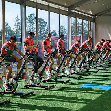 FC Bayern training on Wednesday