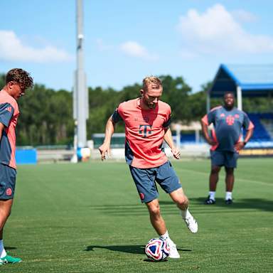 Das FC Bayern-Abschlusstraining vor dem Klub-WM-Spiel gegen die Boca Juniors