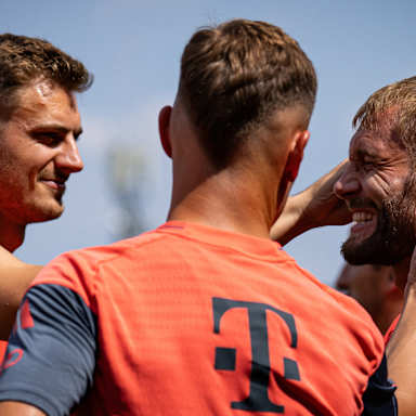 Die Bilder des Abschlusstrainings des FC Bayern vor dem Franz Beckenbauer-Supercup beim VfB Stuttgart