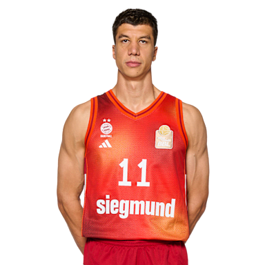 Vladimir Lucic ist seit 2022 der Kapitän des FC Bayern München Basketball.