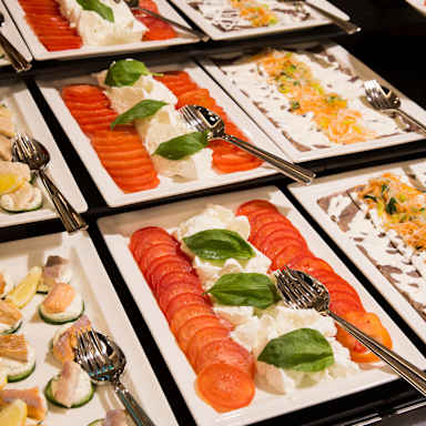 Vorspeisenbuffet - Tomate/Mozzarella, Fisch etc.