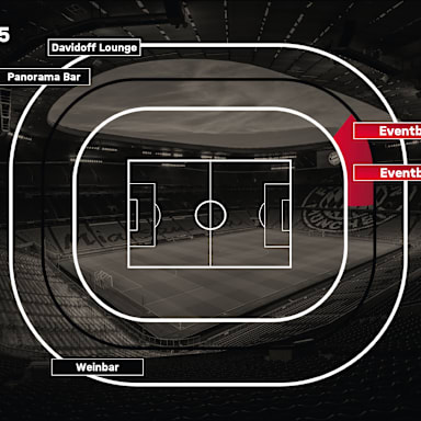 Lageplan Eventbox, Nord hinter dem Tor