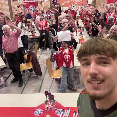 Lennart Karl bei den Fanclubbesuchen 2026