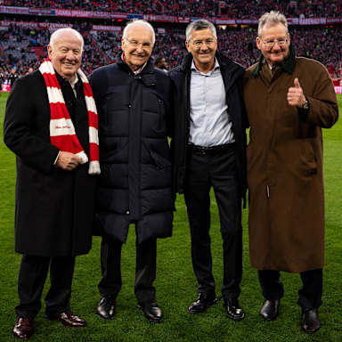 Herbert Hainer vor dem Bundesliga-Spiel des FC Bayern gegen die TSG Hoffenheim