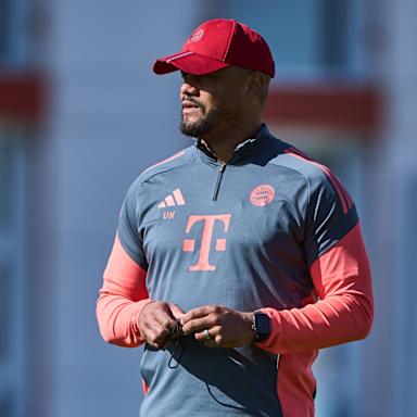 Vincent Kompany im Abschlusstraining des FC Bayern vor dem Spiel in Leverkusen