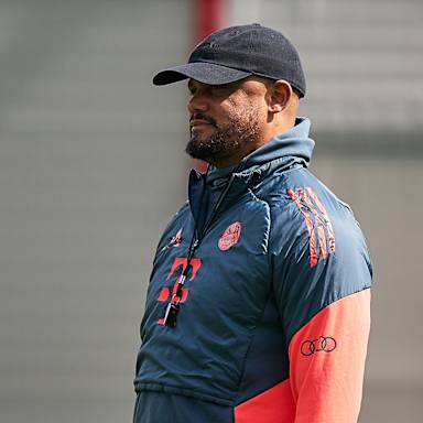 Vincent Kompany in einer Trainingseinheit des FC Bayern